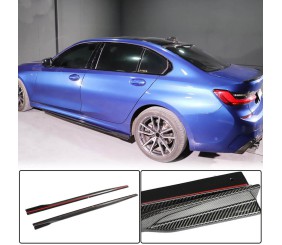 Накладки на пороги V2 (для G20 M-Sport, Карбон) для BMW 3 серія G20/G21 2018- рр