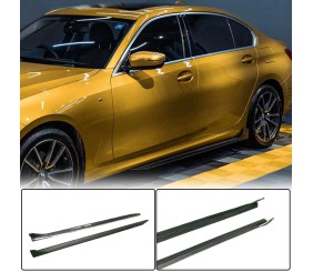 Накладки на пороги V3 (для G20 M-Sport, Карбон) для BMW 3 серія G20/G21 2018- рр