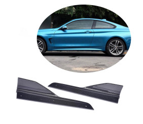 Накладки на пороги (для F32/F33/F36 M-Sport, Карбон) для BMW 4 серія F32/F33/F36 2012-2020 рр