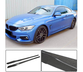 Накладки на пороги V1 (для F32/F33 M-Sport, Карбон) для BMW 4 серія F32/F33/F36 2012-2020 рр