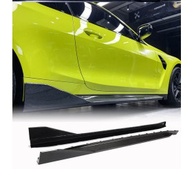 Накладки на пороги V1 (для G82/G83, Карбон) для BMW 4 серія G22/23/26 2020- рр