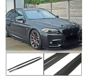 Накладки на пороги (під M-Sport/M5 пороги, Карбон) для BMW 5 серія F10/F11 2010-2016 рр