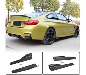 Накладки на пороги V3 (під M3 пороги, Карбон) для BMW 3 серія F30/F31 2012-2019 рр