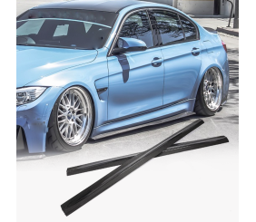 Накладки на пороги V2 (під M3 пороги, Карбон) для BMW 3 серія F30/F31 2012-2019 рр