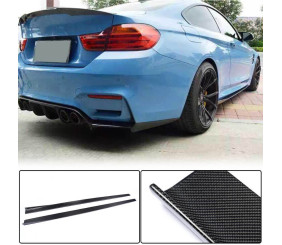 Накладки на пороги V1 (для F82/F83, Карбон) для BMW 4 серія F32/F33/F36 2012-2020 рр