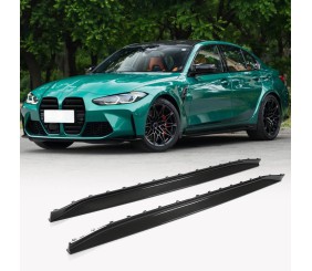 Накладки на пороги V1 (для G80, Карбон) для BMW 3 серія G20/G21 2018- рр