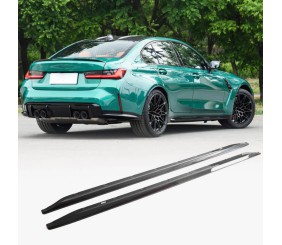 Накладки на пороги V3 (для G80, Карбон) для BMW 3 серія G20/G21 2018- рр