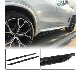 Накладки на пороги Карбон V1 (Натуральний карбон) для BMW X5 G05 2019- рр