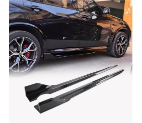 Накладки на пороги V3 (Чорний глянець) для BMW X5 G05 2019- рр