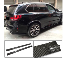 Накладки на пороги (для F86, Карбон) для BMW X6 F16 2014-2019 рр