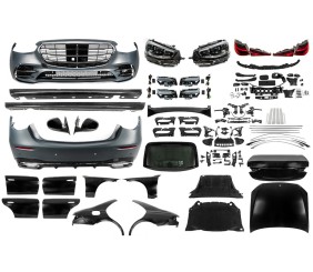 Комплект рестайлінга в W223 AMG Line (з дверними ручками і вставками) для Mercedes S-сlass W221 2005-2013 рр