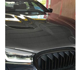 Капот (F90-style, Карбон) для BMW 5 серія G30/G31 2017-2023 рр
