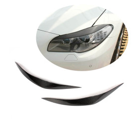 Вії на фари (2010-2013, Карбон) для BMW 5 серія F10/F11 рр