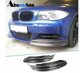 Накладки на передній бампер Flap (для E82/E88 M-Sport, Карбон) для BMW 1 серія E81/E82/E87/E88 2004-2011 рр