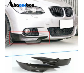 Накладки на передній бампер Flap (для M-Sport 2006-2009, Карбон) для BMW 3 серія E92/E93 рр