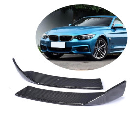 Накладки на передній бампер Flap (для M-Sport, Карбон) для BMW 4 серія F32/F33/F36 2012-2020 рр
