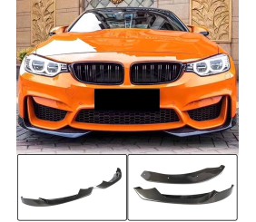 Накладки на передній бампер Flap V1 (для F80, Карбон) для BMW 3 серія F30/F31 2012-2019 рр