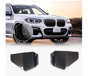 Накладки на передній бампер Flap (для оригінального M-Sport 2018-2021, Карбон) для BMW X3 G01 2018- рр