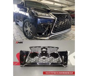 Передній бампер в стилі LX600 2024 (для 2016-2021) для Lexus LX570/450d рр