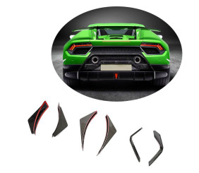 Дифузор заднього бампера V2 (Карбон) для Lamborghini Huracan 2014- рр