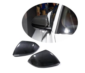 Накладки на дзеркала (Сухий карбон) V1 для Ауди Q8 2018- рр