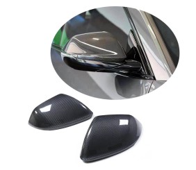 Кришки дзеркал (Сухий карбон) V1 для Ауди Q8 2018- рр