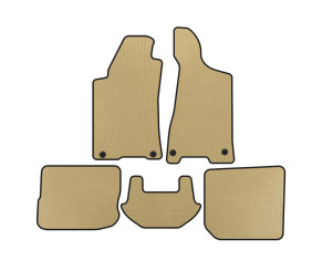 Килимки EVA (1991-1996, SD, Бежевий) для Ауди 80/90 рр