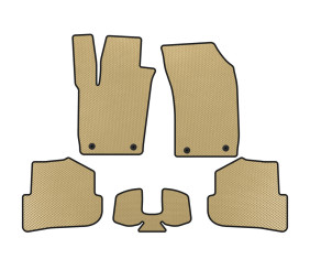 Килимки EVA (HB, 3-х дверний, Бежевий) для Ауди A1 2010-2018 рр