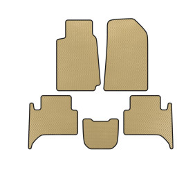 Килимки EVA (2 ряди, Бежевий) для Chevrolet Trailblazer 2012-2019 рр
