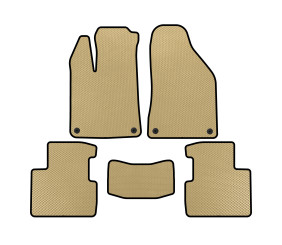 Килимки EVA (SD, Бежевий) для Chrysler 200 II 2014-2017 рр