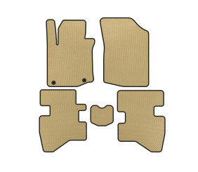 Килимки EVA (HB, Бежевий) для Citroen C-1 2005-2014 рр
