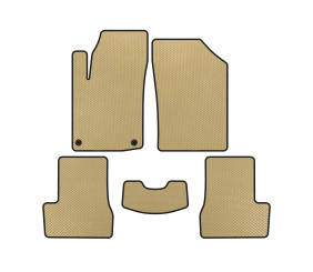 Килимки EVA (HB, Бежевий) для Citroen C-3 2009-2016 рр