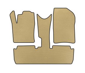 Килимки EVA (До рестайлінгу, Бежевий) для Citroen Xsara Picasso 1999-2012 рр