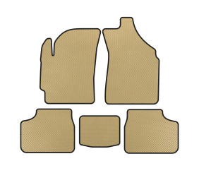 Килимки EVA (Бежевий) для Daewoo Matiz 2009-2015 рр