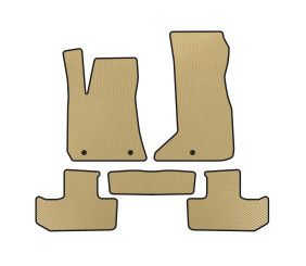 Килимки EVA (Купе, Бежевий) для Dodge Challenger 2008-2023 рр