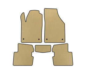 Килимки EVA (SD, Бежевий) для Dodge Dart 2012-2017 рр