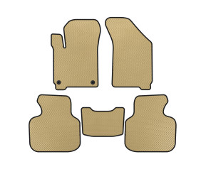 Килимки EVA (2011-2020, 7-ми місний, Бежевий) для Dodge Journey рр