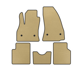 Килимки EVA (для 500L, Бежевий) для Fiat 500/500L 2013-2022 рр