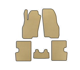 Килимки EVA (HB, 5-ти дверний, До рестайлінгу, Бежевий) для Fiat Punto Grande/EVO 2006-2018 рр