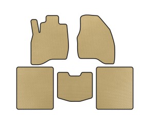 Килимки EVA (2015-2019, 5-ти місний, Бежевий) для Ford Explorer рр