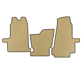 Килимки EVA (2000-2006, АКПП, Бежевий) для Ford Transit рр
