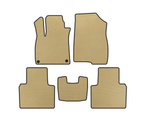 Килимки EVA (SD, Бежевий) для Honda Accord X 2017-2022 рр