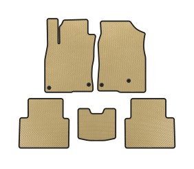 Килимки EVA (SD, Бежевий) для Honda Civic Sedan X 2016-2021 рр