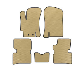Килимки EVA (SD, Бежевий) для Hyundai Accent 2006-2010 рр