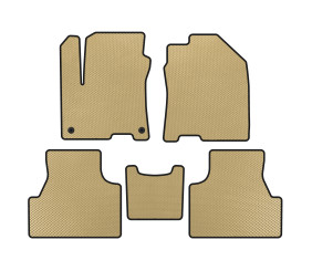 Килимки EVA (2019-2020, Електро, Бежевий) для Hyundai Encino EV 2019- рр