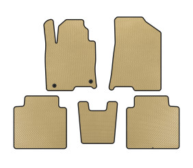 Килимки EVA (SD, Бежевий) для Hyundai Grandeur 2017- рр