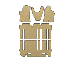 Килимки EVA (повний салон, Бежевий) для Hyundai H300, H1, Starex 2008-2020 рр