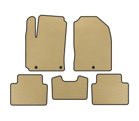 Килимки EVA (Бензин, Бежевий) для Hyundai Kona 2017-2023 рр