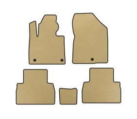 Килимки EVA (2018-2020, Бежевий) для Hyundai Santa Fe 4 рр