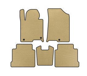 Килимки EVA (SD, Бежевий) для Hyundai Sonata LF 2014-2019 рр